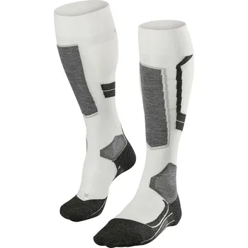 Pánské ponožky FALKE Dámské podkolenky Falke SK4 37/38 BÍLÁ|ČERNÁ