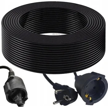 Napájecí kabel Prodlužovací Kabel zahradní Bedee 20 m 1 ks zásuvka černý