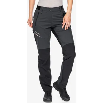 Dámské kalhoty Dámské turistické kalhoty Vaude Elope Pants - phantom black 38 (S)