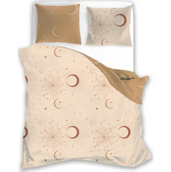 Povlečení POVLEČENÍ 160x200 BAVLNĚNÝ SATÉN BOHO 10 listy