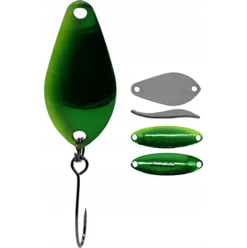 Umělá nástraha Wobler plandavka GERMINA Trout Spoon 1.5g - SQUIZZE