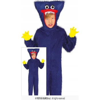 Karnevalový kostým KOSTÝM CHLUPATÉ MONSTRUM ZE HRY PŘEBÍRÁNÍ HALLOWEEN KOSTÝM 116