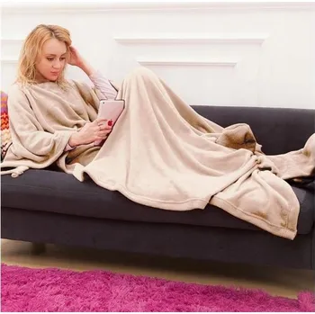 deka Deka s rukávy na sledování TV 140x200 cm super teplá měkká dárek hit b