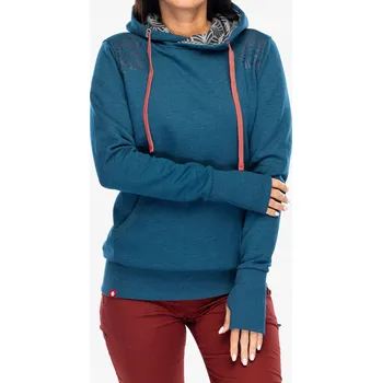 Dámská mikina Mikina s kapucí dámská Ocun Hoodie - blue opal/silverscone S