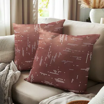 Prostěradlo Povlaky na polštáře z hrubé tkaniny 60x60 cm 2 kusy