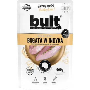 Krmivo pro psa Bult vlhké krmivo v sáčku pro psy, kompletní, bohaté na krůtu, 500 g
