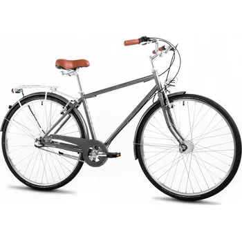 Jízdní kolo Městské kolo Romet Vintage, rám 18 palců, kolo 28", modré