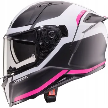 Helma na motorku PŘILBA CABERG AVALON X PURE ČERNÁ MATNÁ/BÍLÁ/RŮŽOVÁ XS