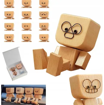 Obraz Třesoucí se dřevěná figurka člověka - univerzální stojící dekorace