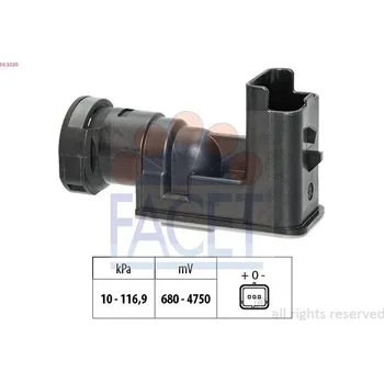 Posilovač brzd Tlakový senzor, posilovač brzd FACET 10.3330