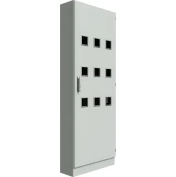 Rozvaděč Skříň rozvodná pro elektroměry, nástěnná, pro 9 elektroměrů, 3-fázová ALFA-TL-9,0