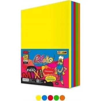 Kancelářský papír Barevný KANCELÁŘSKÝ PAPÍR A4/80 5 barev, PASTELLO mix, intenzivní, 500 ks