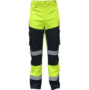 Pracovní obuv Zateplené pracovní kalhoty softshell reflexní S voděodolné nepromokavé
