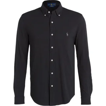 Pánská košile Polo Ralph Lauren Pánská Košile S Piké Vzorem Custom Fit,...