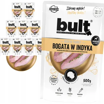 Krmivo pro psa BULT PAŠTIKA MLETÉ MASO S KRŮTOU 500G 10 Ks.