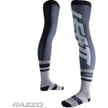 Pánské ponožky MX ponožky pod ortézy Leatt Knee Brace Sock Grey 2026 L