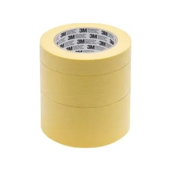 Lepicí páska Malířská páska 3M, 3 ks – 19, 38, 50 mm x 50 m, žlutá, profesionální