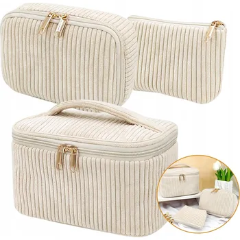 Kosmetická taška Sada dámských kosmetických taštiček 3x kosmetická taštička kufřík cestovní organizér