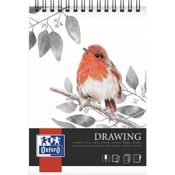 Skicák A4, 160g, 50 listů, spirálová vazba Oxford