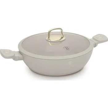 Pánev BERLINGERHAUS Pánev s titanovým povrchem a poklicí 28 cm Sahara Collection BH-8068