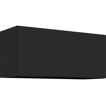 Kuchyňská linka Horní skřínka SIENA - 80 GU-36 1F, Černá mat/Černá mat