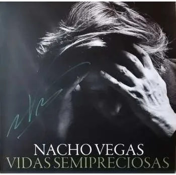 Zahraniční hudba LP Nacho Vegas: Vidas semipreciosas 2026 Edición Firmada Para Preventa. Verde Marmolado Vinyl Limited Edition