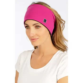 Sport Litex Dámská funkční čelenka 7F191 tmavě růžová UNI