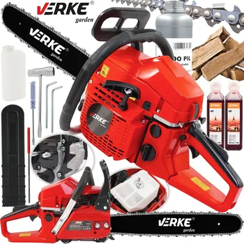 Motorová pila Benzínová řetězová pila GS5800 3,4 HP, Verke V90010