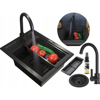 Granitový dřez Jednodřez Granitan Best granit černý