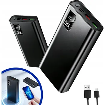 Powerbanka Powerbanka 50000 mAh černá 4x USB typ A/C s displejem