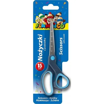 Kancelářské NŮŽKY na Papír Pevné NŮŽKY pro Děti s Měřítkem