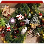 XXL Adventní kalendář s vánočními dekoracemi 49x44 cm