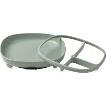 Talířek s přísavkou pro děti trojdílný silikonový 2v1 šalvěj b.box