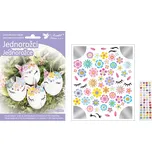 Sada k dekorování 7738 4 ks vajíček - jednorožci