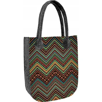 Kabelka Bertoni shopper kabelka plst vícebarevná