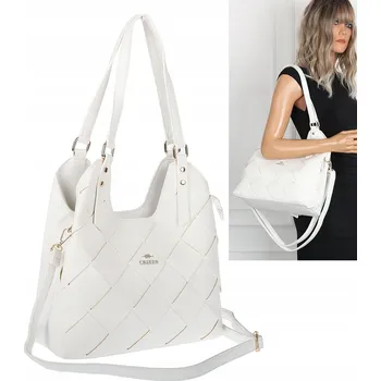 Kabelka CHARRO kabelka eko kůže bílá