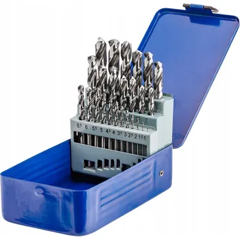 Vrták BAILDON Vrtáky M-25 Basic 1-13mm do oceli a litiny HSS broušené 02625001-1