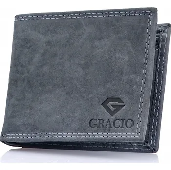 Peněženka Gracio peněženka z pravé kůže černá - muž