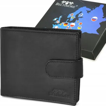 Peněženka Beltimore pánská peněženka z pravé kůže černá - muž