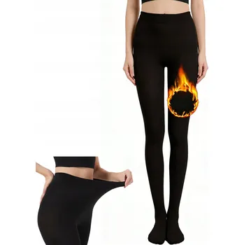 Dámské legíny Oteplené legíny s KOŽÍŠKEM Dámské legíny legíny zimní L 52-65kg