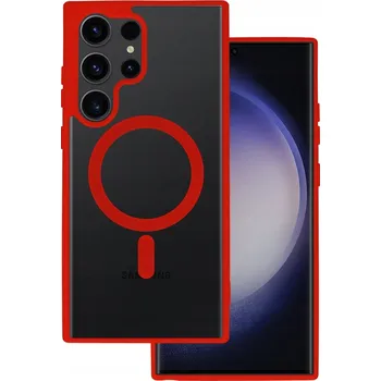 Pouzdro na mobilní telefon Zadní Kryt Toptel pro Samsung Galaxy S25 Ultra červený