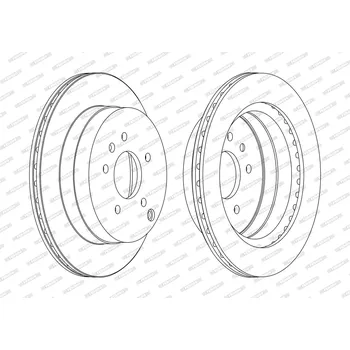 Brzdový kotouč Brzdový kotouč FERODO DDF1660C