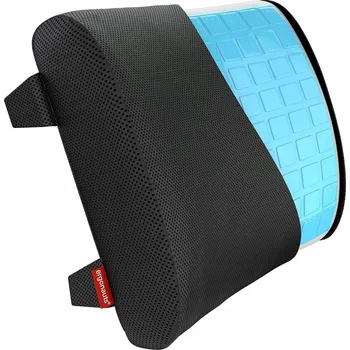 Polštář ORTOPEDICKÝ POLŠTÁŘ GELOVÝ NA OPĚRADLO S PAMĚŤOVOU PĚNOU ERGONAUTS
