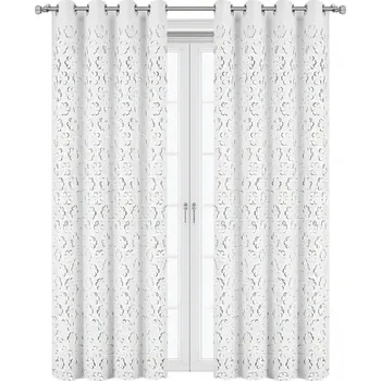 Závěs BytoTex Sada závěsů Lorena bílá, 2 ks, každý - 145 x 250 cm