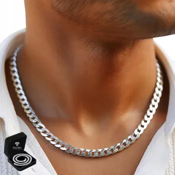 Řetízek Stříbrný Pánský Řetízek Řetízek STŘÍBRO ryzosti 925 5mm Pancr + DÁREK