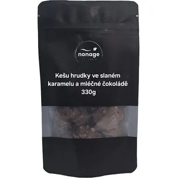 NONAGE Kešu hrudky slaný karamel v mléčné čokoládě 330 g