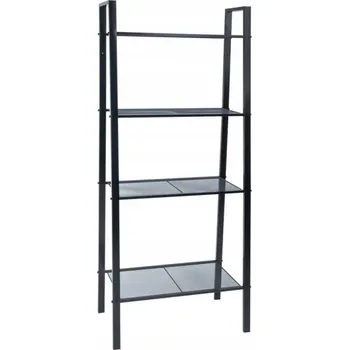 regál Koupelnový regál AWD Interior černý 34,5 x 61,8 x 148 cm