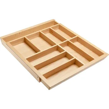 Příborník do zásuvky IN-DURO Příborník dřevěný REGUL nastavitelná šířka (51,2 - 95 cm), hloubka 47 cm, buk