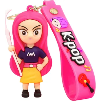 Klíčenky v podobě K-POP Demon Hunters Barva: růžová