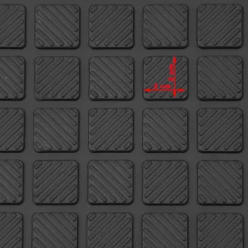 Rohožka Petex 74020 Gumová rohožka 415x605 (design čokoláda)